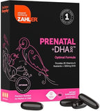 Zahler prenatal supplement softgels nutritional facts panel label