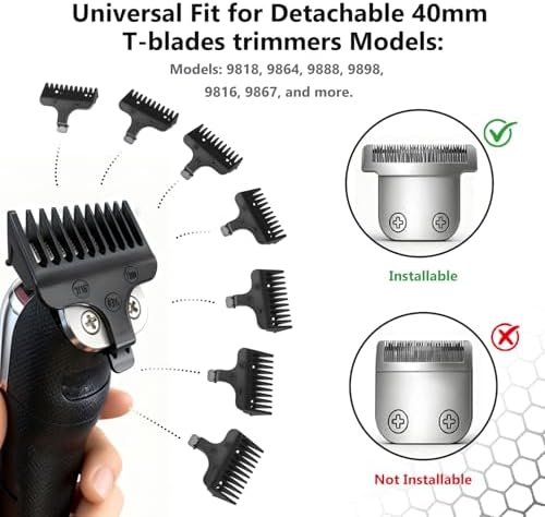 Variety of trimmer attachment sizes ranging from 1/16 to 1/2 inch