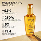 L'Oreal Paris non-greasy hair oil absorbing quickly without heaviness