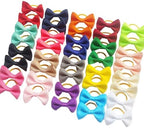 Handmade polyester ribbon bows for small dogs