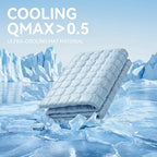 Close up view of the dense weave fabric on the FunFurry cooling mat.