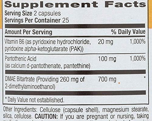 Country Life brain support supplement capsule bottle showing supplement facts and clean certified gluten free labels.
