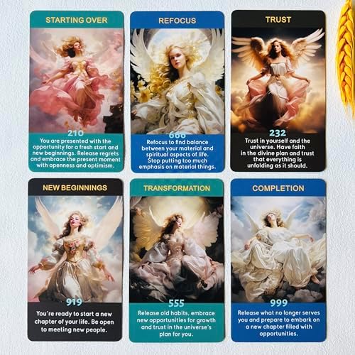 Back design of the Qcsdckot angel oracle deck