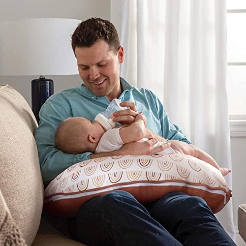 Boppy Spice Rainbows pillow cover for bottle feeding
