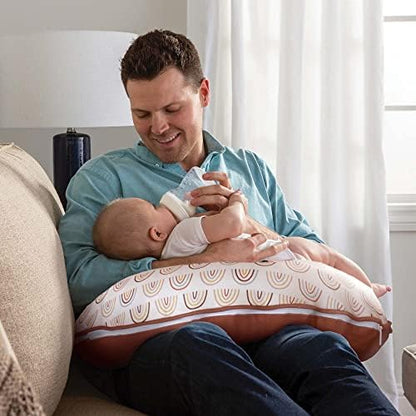 Boppy Spice Rainbows pillow cover for bottle feeding