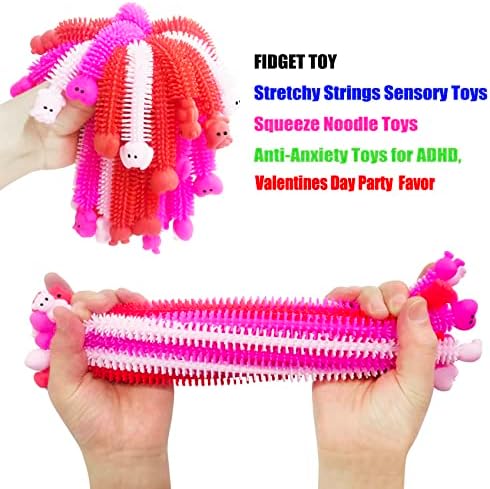 Holydeck 36 pack stretchy strings assorted colors and heart themes