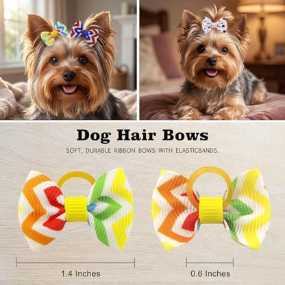 Small dog grooming accessories in a variety of patterns