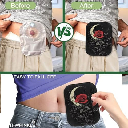 Close up of the opening of a lightweight colostomy bag sleeve