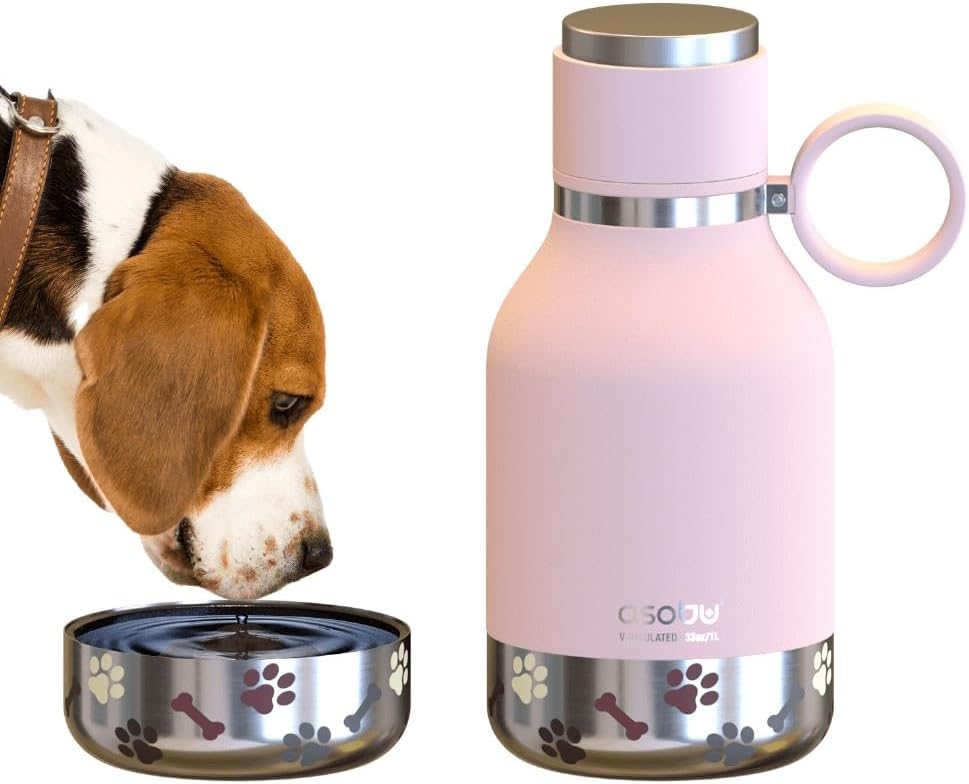 Midnight Marble style double wall insulated bottle for pet parents
