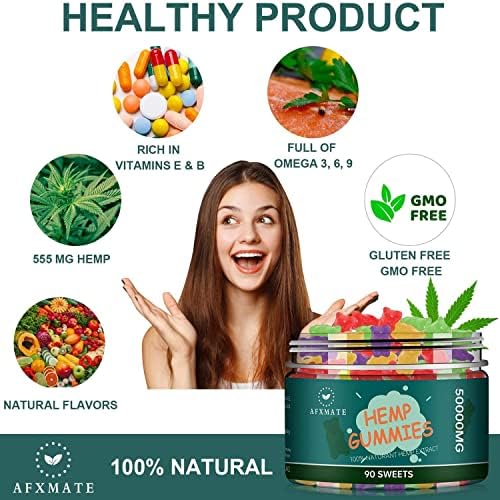 Close up of Afxmate fruit flavored hemp supplement container