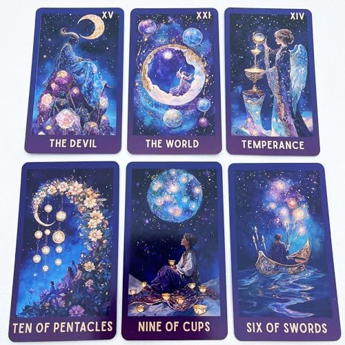 DPEHAKMK divination tool set being shuffled for an intuitive spiritual reading.
