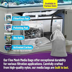 Aquatic Experts durable nylon filter media bags for saltwater tanks