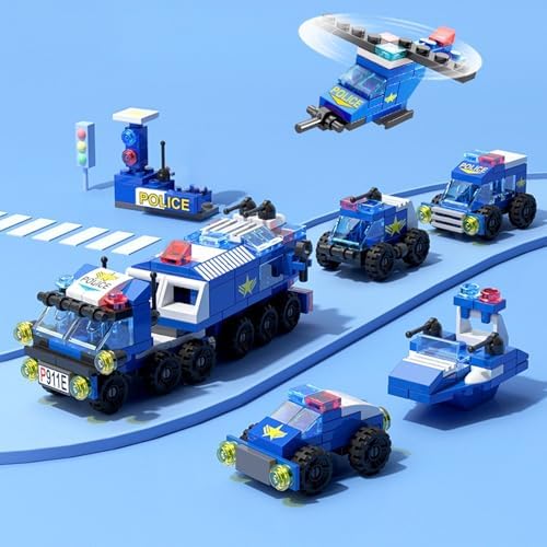 An assembled alternate model configuration from the Vilbocr six in one construction set design