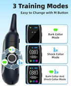 AIKEEP 3300 feet range remote dog trainer system with multiple correction modes.