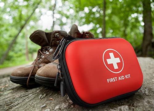 Lightweight shockproof EVA molded first aid kit for trekking and sports injuries