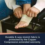 One pair of black arch support braces for men and women