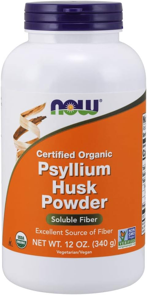 NOW Supplements, Psyllium Husk Powder, Soluble Fiber, 24-oz - Image 10