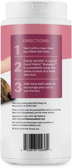 Close up of natural plant-based granules for cat litter training