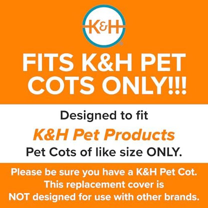 K&H Pet Products washable dog hammock replacement cover showing heavy duty double stitched seams for weight support