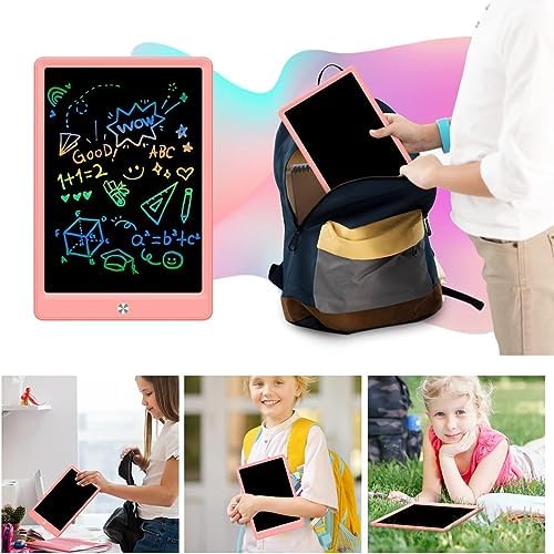 Durable and lightweight Bukebu drawing tablet held by a child