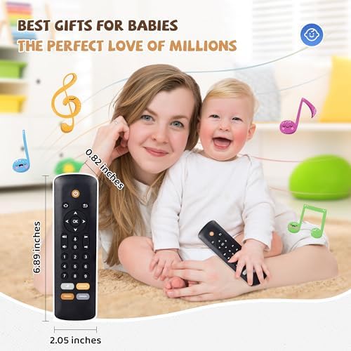 Flamdyno baby television remote control educational gift for boys and girls