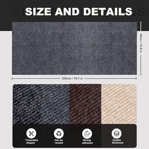 Durable pet scratching roll protecting home stairs and walls from claws