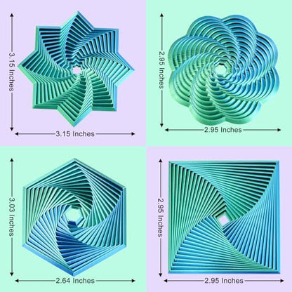 Close up of 3D printed geometric sensory toy texture