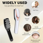 Tkcsoi red blue light comb held in hand during use