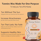Tuyapio daily tanning gummies lifestyle sunless glow imagery