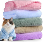 DuckSky microfiber pet towels in assorted pastel colors