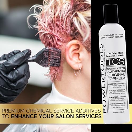 Professional salon use of Powertools TCS for skin protection
