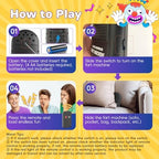 Pajojoqa wireless electronic prank toy showing the built in magnetic back for easy hiding under chairs