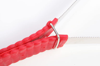 NRTFE heavy duty animal hair remover blade being cleaned under running water