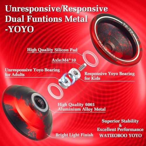 Watieoboo yoyo with string and removal tool accessories kit