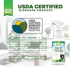 Plant based family friendly lice killing spray for bedding and mattresses