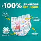 Hypoallergenic toddler training pants close up view highlighting the leakproof day and night protection