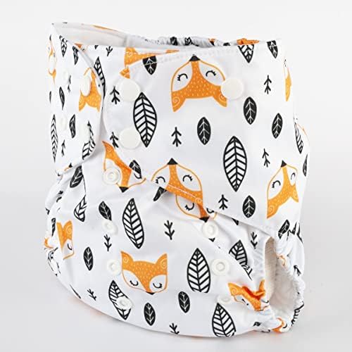 Sigzagor junior cloth diaper showing adjustable snap button closure system