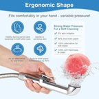 Handheld bidet sprayer with stainless steel hose
