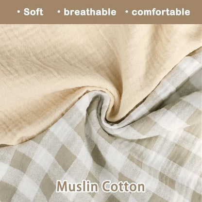 DILIMI nursing pillow cover set styled on a nursery chair