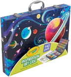 Crayola Inspiration Art Case Space Coloring Set (140pcs), Essential Easter Basket Stuffers, Art Kit for Kids, Crayons, Markers, Pencils, Easter Gifts for Kids, Ages 5+ [Amazon Exclusive] - Image 4