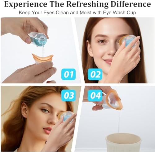 Authentic imported eye wash cups for refreshing tired and irritated eyes