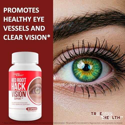 True You Health Red Root Hack Vision Supplement safety seal packaging