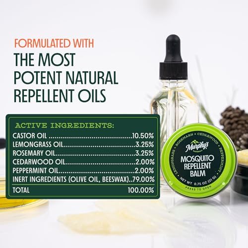 Murphy's Naturals outdoor protection balm pocket sized tin scale view