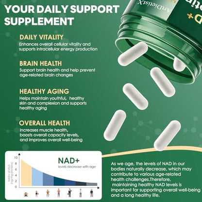 ArtDietistX liposomal NAD+ supplement side profile