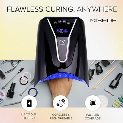 M Crystal Cure 128W UV nail lamp with base plate removed