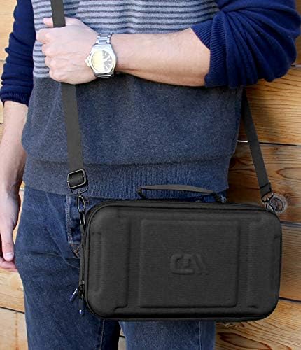 CASEMATIX barber tool bag showcasing zippered top mesh pocket with grooming accessories