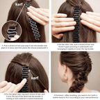 DazzleDiva hair styling accessories kit for buns and twists