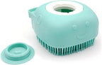 Soft silicone bristles of Haminway dog grooming brush