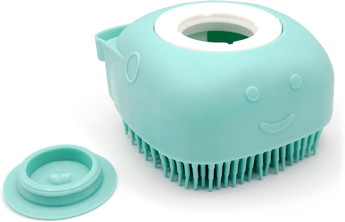 Soft silicone bristles of Haminway dog grooming brush