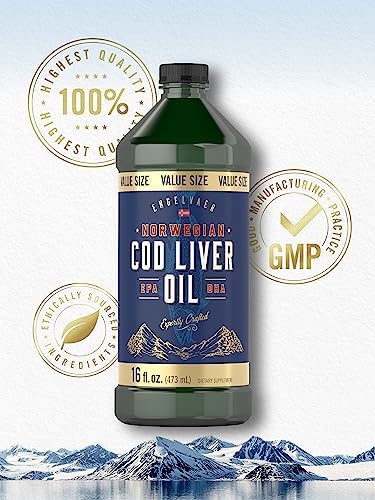 Carlyle Norwegian Cod Liver Oil packaging box and bottle display